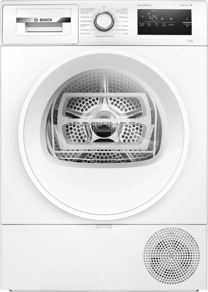 Bosch Serie 4 WTH8520MNL wasdroger Vrijstaand Voorlader 8 kg Wit