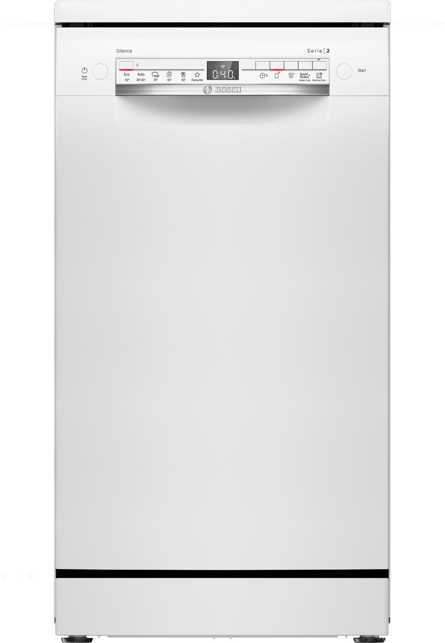 Bosch Serie 2 , Vrijstaande vaatwasser, 45 cm, Wit, SPS2HKW58E