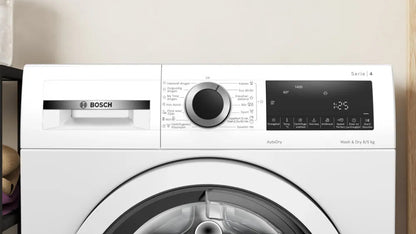 Bosch Serie 4 WNA13400NL Was-droogcombinatie Vrijstaand Voorlader Wit