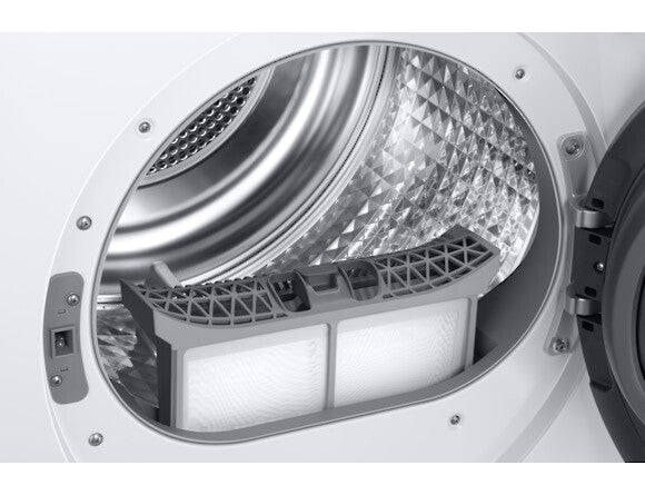 Samsung DV80T6220LH wasdroger Vrijstaand Voorlader 8 kg Wit