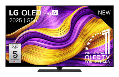 LG OLED evo AI 55 inch G5 4K Smart TV 2025