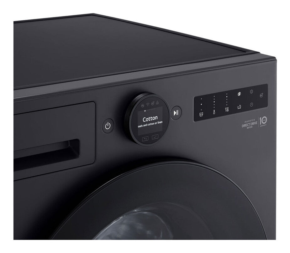 LG F4WX801YB wasmachine Voorlader 11 kg 1350 RPM Zwart