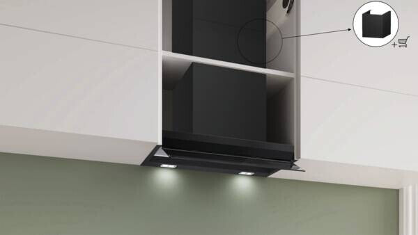 Bosch DBB67DP60 afzuigkap Inbouw Zwart 556 m³/uur