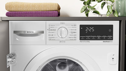 Bosch Serie 6 WKD28490EU Was-droogcombinatie Ingebouwd Voorlader Wit