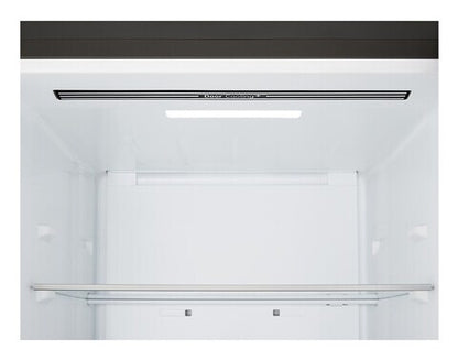 LG GBBS322CEV koel-vriescombinatie Vrijstaand 375 l Zwart