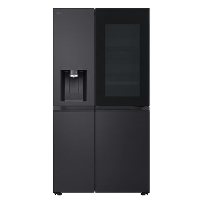 LG InstaView GSXE91EVAD amerikaanse koelkast Vrijstaand 628 l Zwart