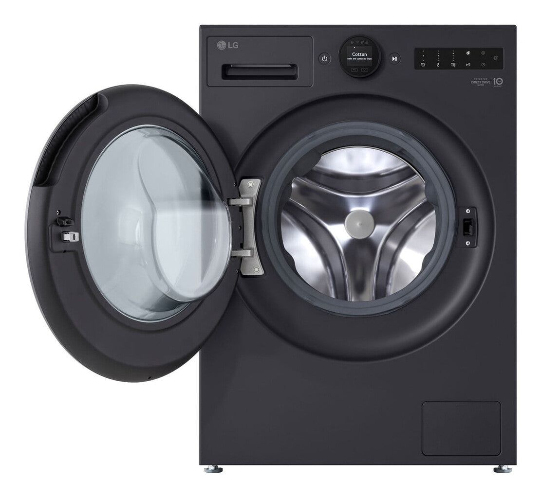 LG F4WX801YB wasmachine Voorlader 11 kg 1350 RPM Zwart