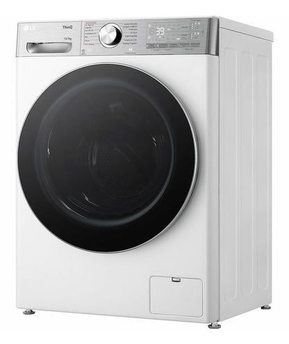 LG F4DR9537S2W Was-droogcombinatie Vrijstaand Voorlader Wit