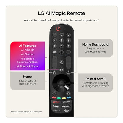LG 43QNED87B6A tv 109,2 cm (43") 4K Ultra HD Smart TV Wifi Zwart