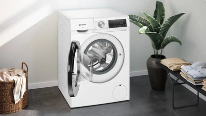 Siemens iQ500 WG46G2ZWNL wasmachine Voorlader 9 kg 1600 RPM Wit