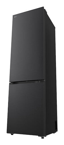 LG GBBS322AEV koel-vriescombinatie Vrijstaand 375 l Zwart