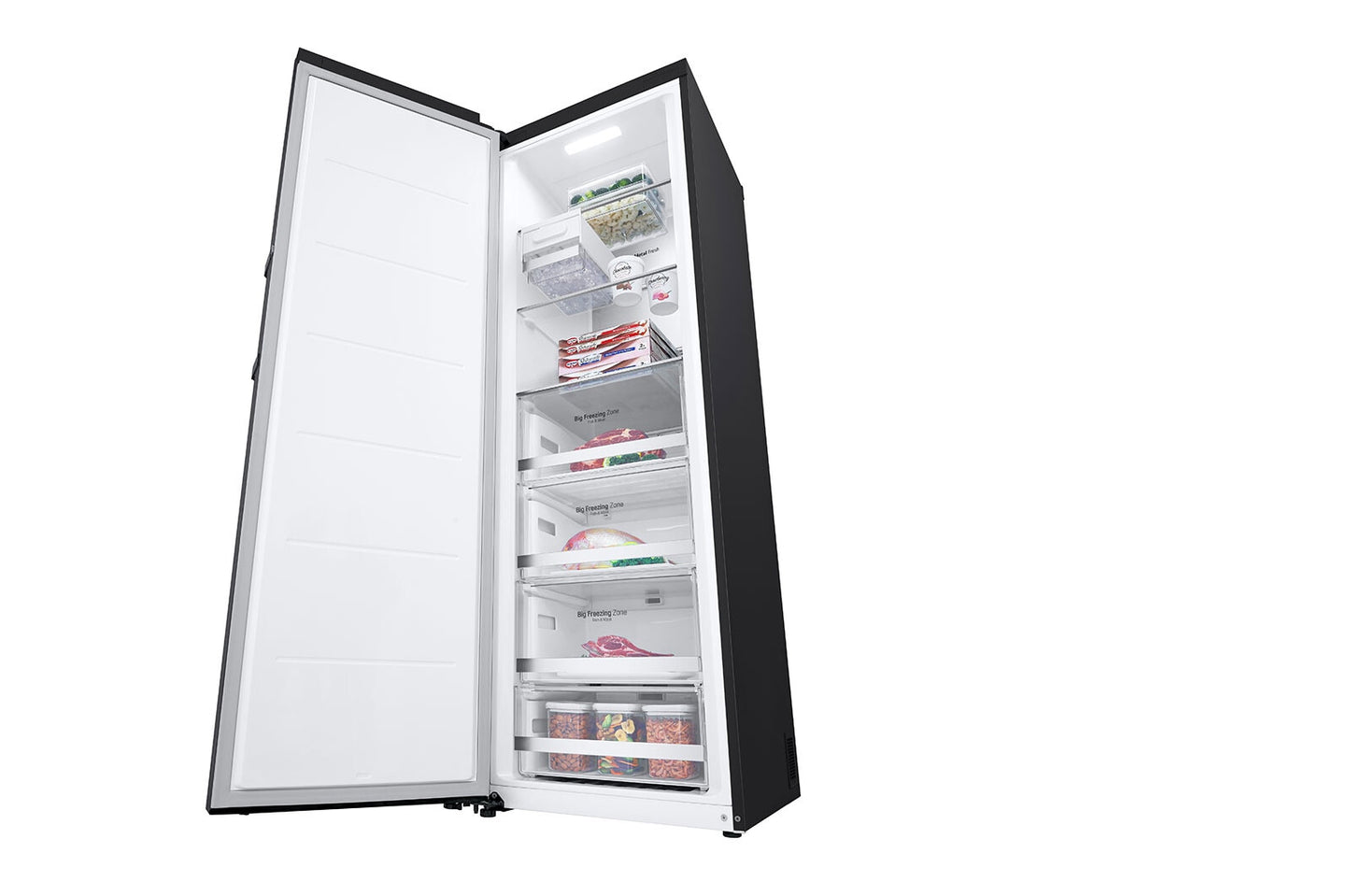 LG GFM61MCCSF Vrieskast Vrijstaand 324 l Zwart