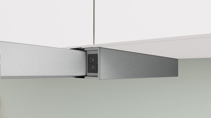 Bosch DFL064W54 afzuigkap Semi-inbouw (uittrekbaar) Metallic, Zilver 394 m³/uur