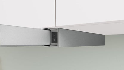 Bosch DFL064W54 afzuigkap Semi-inbouw (uittrekbaar) Metallic, Zilver 394 m³/uur