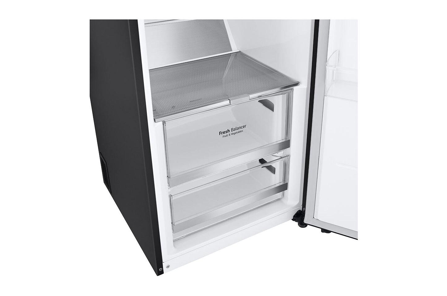 LG GLM71MCCSF koelkast Vrijstaand 386 l Zwart