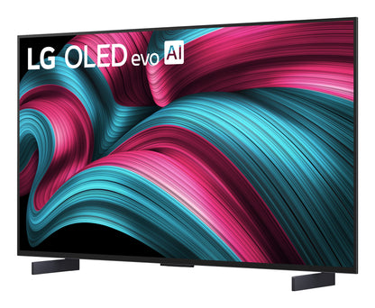 LG OLED evo AI OLED42C55LA 106,7 cm (42") 4K Ultra HD Smart TV Wifi Zwart