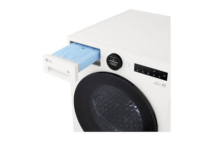 LG RT90X8 wasdroger Vrijstaand Voorlader 9 kg Wit