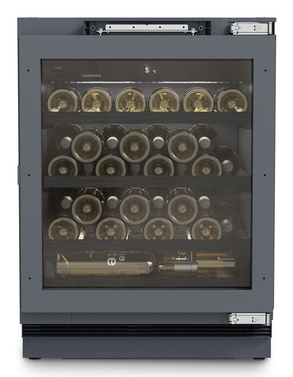 Liebherr UWpri 3661 Vinidor Selection Thermo-elektrische wijnkoeler Onderbouw Zwart 44 fles(sen)