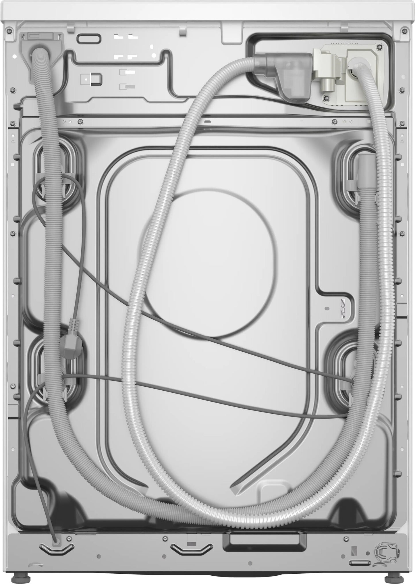 Bosch Serie 8 WNC254A0NL Was-droogcombinatie Vrijstaand Voorlader Zwart, Wit