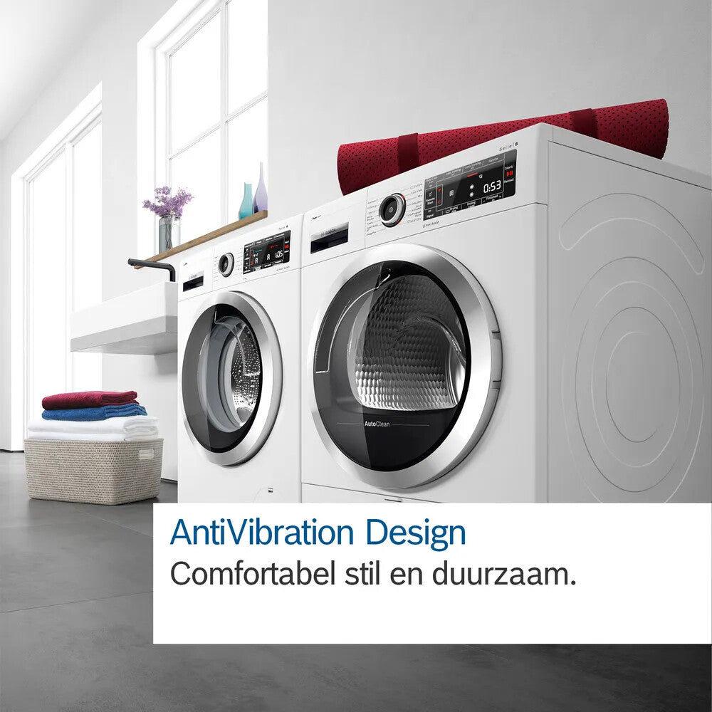 Bosch Serie 4 WTH8300MNL wasdroger Vrijstaand Voorlader 8 kg Wit