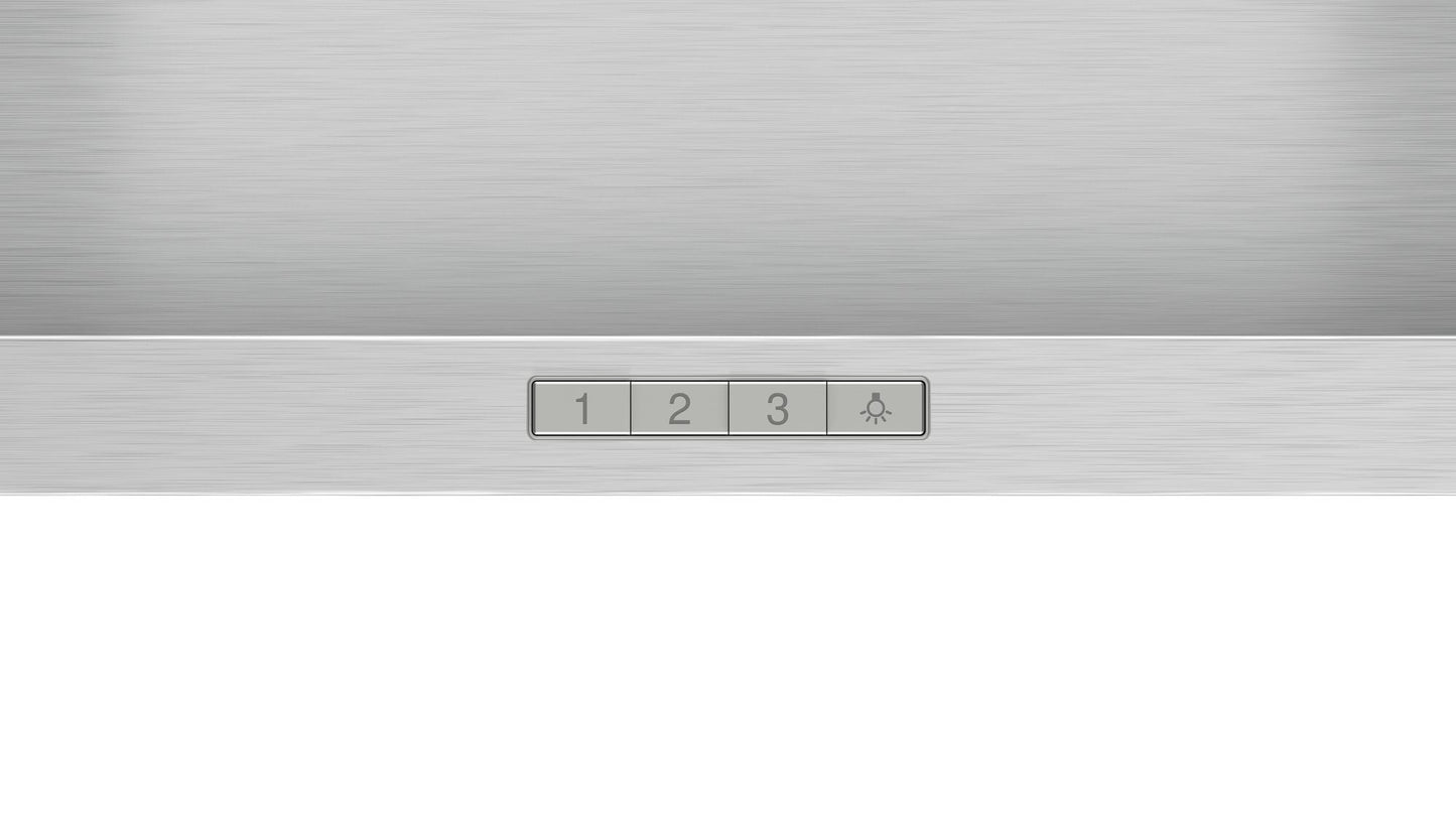 Bosch DWP96BC50 afzuigkap Muurmontage Roestvrijstaal 600 m³/uur
