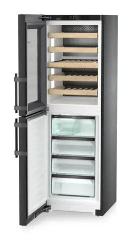 Liebherr SWNbsd 529i Peak NoFrost Vrijstaand Zwart 44 fles(sen)