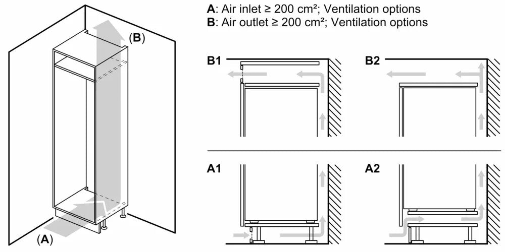 Siemens iQ500 KI96NADC0 koel-vriescombinatie Ingebouwd 290 l
