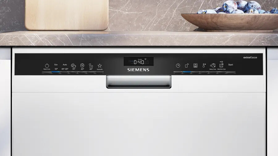 Siemens iQ300 SN43EW05ME vaatwasser Semi-ingebouwd 14 couverts
