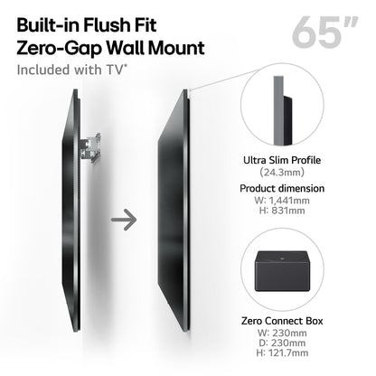 LG OLED evo AI OLED65M59LA.AEK 165,1 cm (65") 4K Ultra HD Smart TV Wifi Metallic
