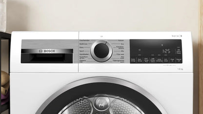Bosch Serie 6 WQG233DLNL wasdroger Vrijstaand Voorlader 8 kg Wit