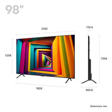 LG 98UT91006LA.AEUQ tv 2,49 m (98") 4K Ultra HD Wifi Zwart 500 cd/m²