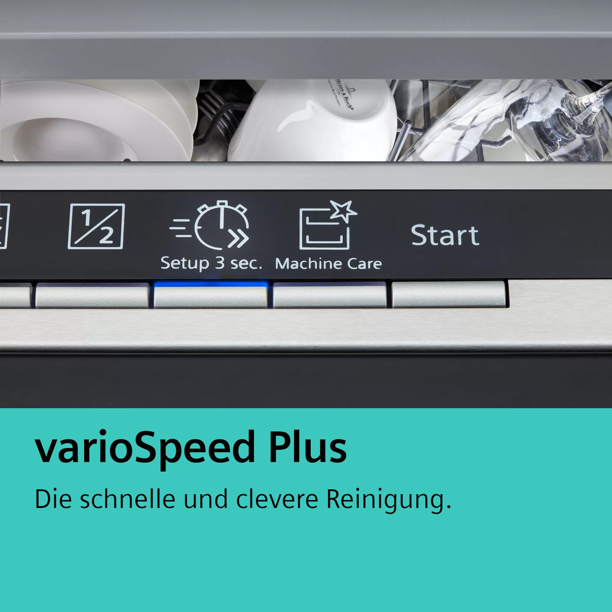 Siemens iQ500 SR55ZS10ME vaatwasser Semi-ingebouwd 10 couverts