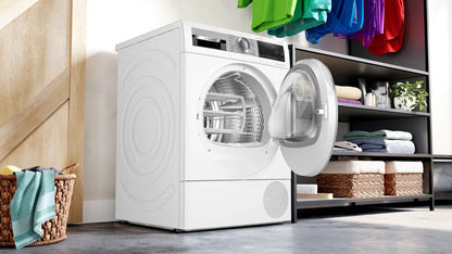 Bosch Serie 6 WQG235D9NL wasdroger Vrijstaand Voorlader 8 kg Wit