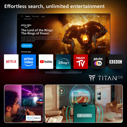 Philips 75MLED910/12 tv 190,5 cm (75") 4K Ultra HD Smart TV Wifi Zwart