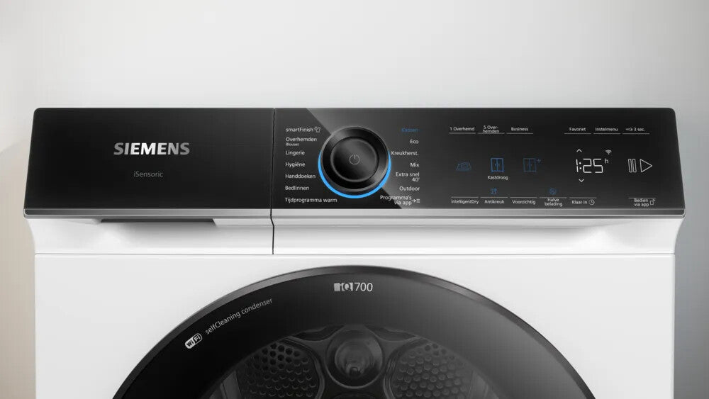 Siemens iQ700 WQ46B6CSNL wasdroger Vrijstaand Voorlader 9 kg Wit