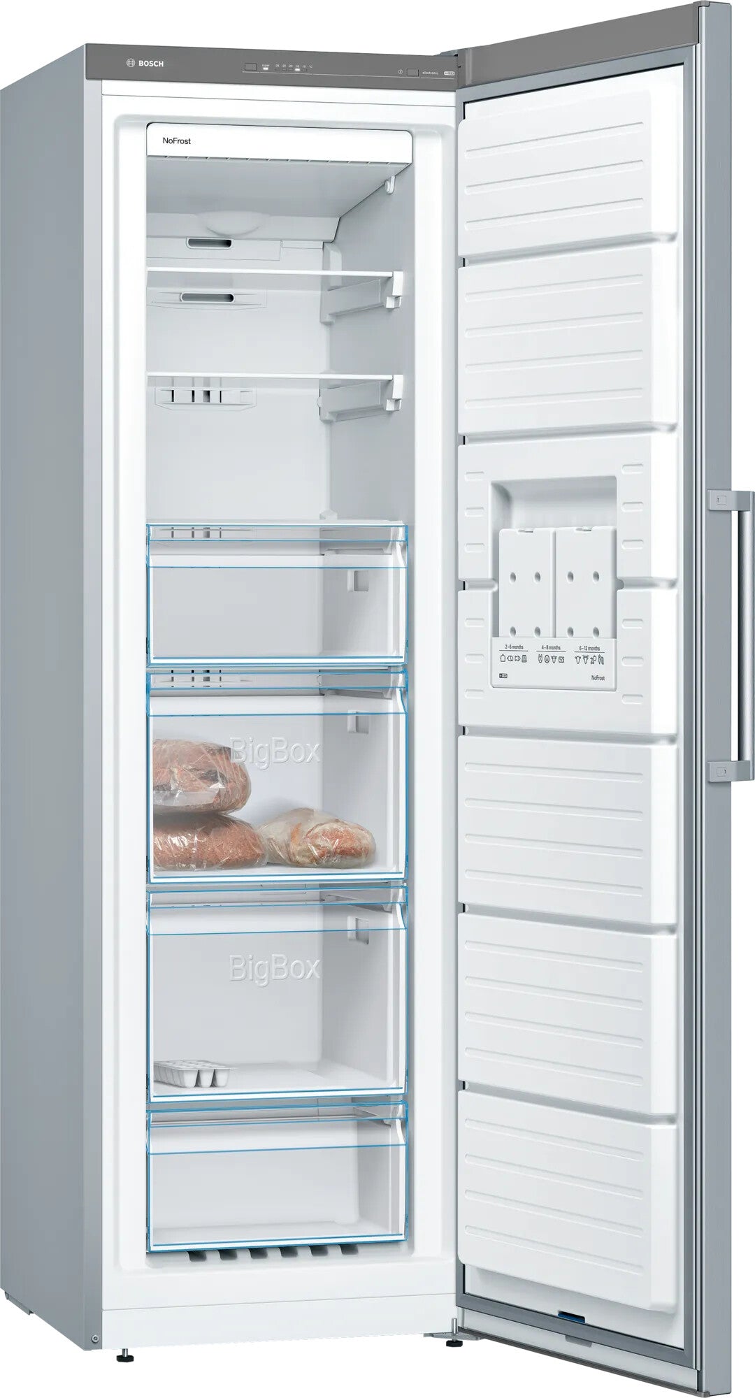 Bosch Serie 4 GSN36VIEP diepvriezer Vrieskast Vrijstaand 242 l Roestvrijstaal