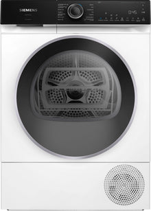 Siemens iQ500 WQ45H2A9NL wasdroger Vrijstaand Voorlader 9 kg Zwart, Wit