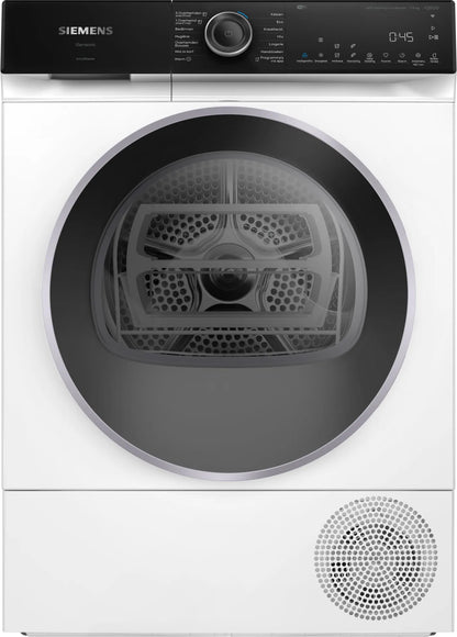 Siemens iQ500 WQ45H2A9NL wasdroger Vrijstaand Voorlader 9 kg Zwart, Wit