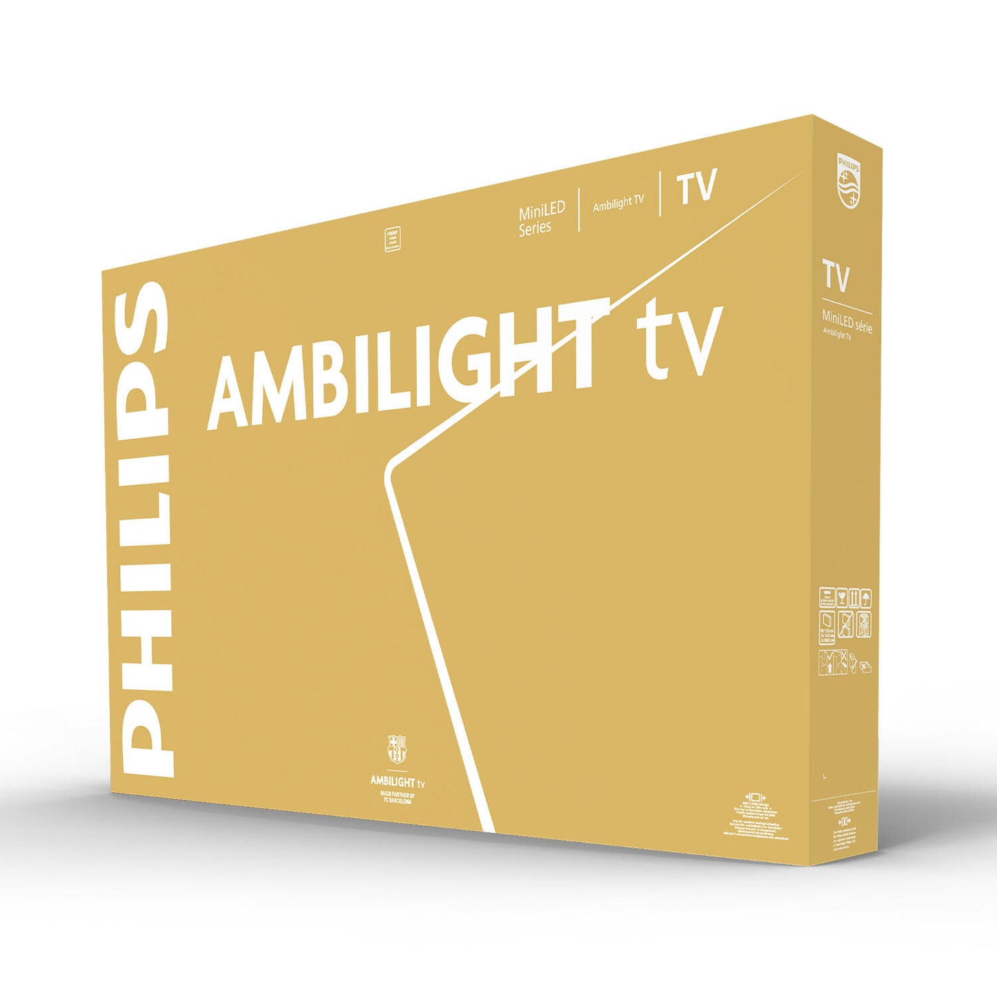 Philips Ambilight 65MLED910/12 tv 165,1 cm (65") 4K Ultra HD Smart TV Wifi Zwart