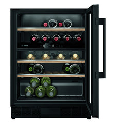 Bosch Serie 6 KUW21AHG0 wijnkoeler Ingebouwd Zwart 44 fles(sen)