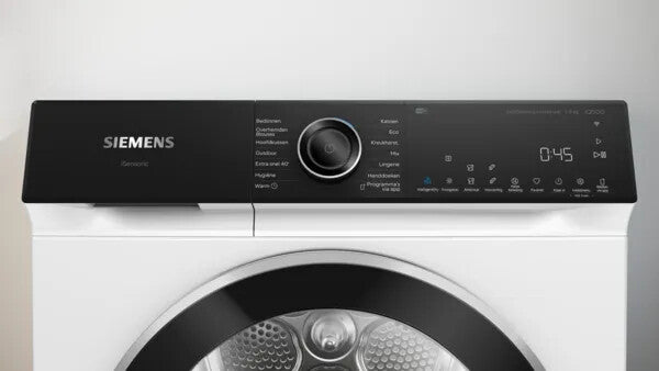 Siemens iQ500 WQ45H2B7NL wasdroger Vrijstaand Voorlader 9 kg Wit
