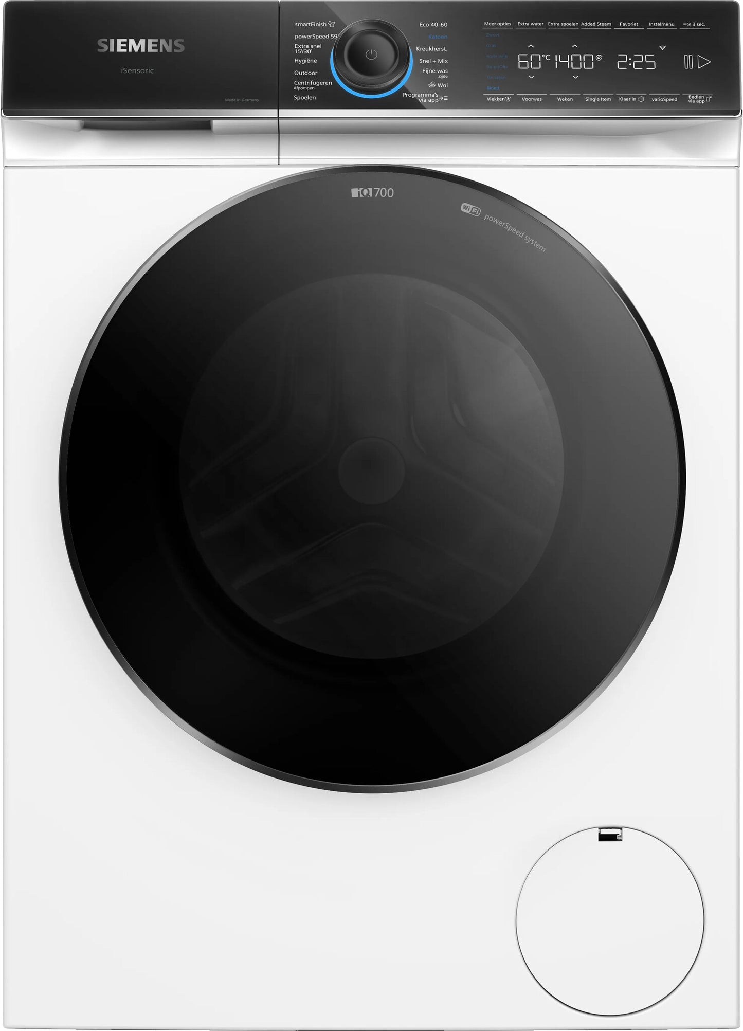Siemens iQ700 WG44G20BNL wasmachine Voorlader 9 kg 1400 RPM Wit