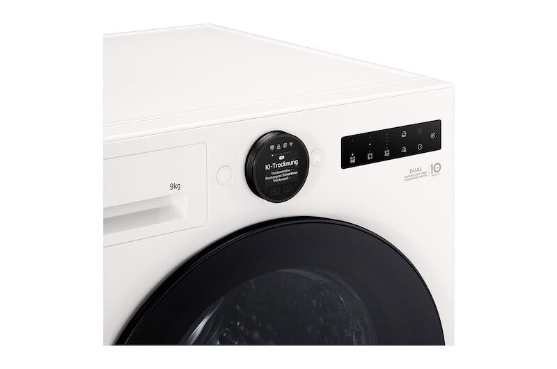 LG RT90X8 wasdroger Vrijstaand Voorlader 9 kg Wit