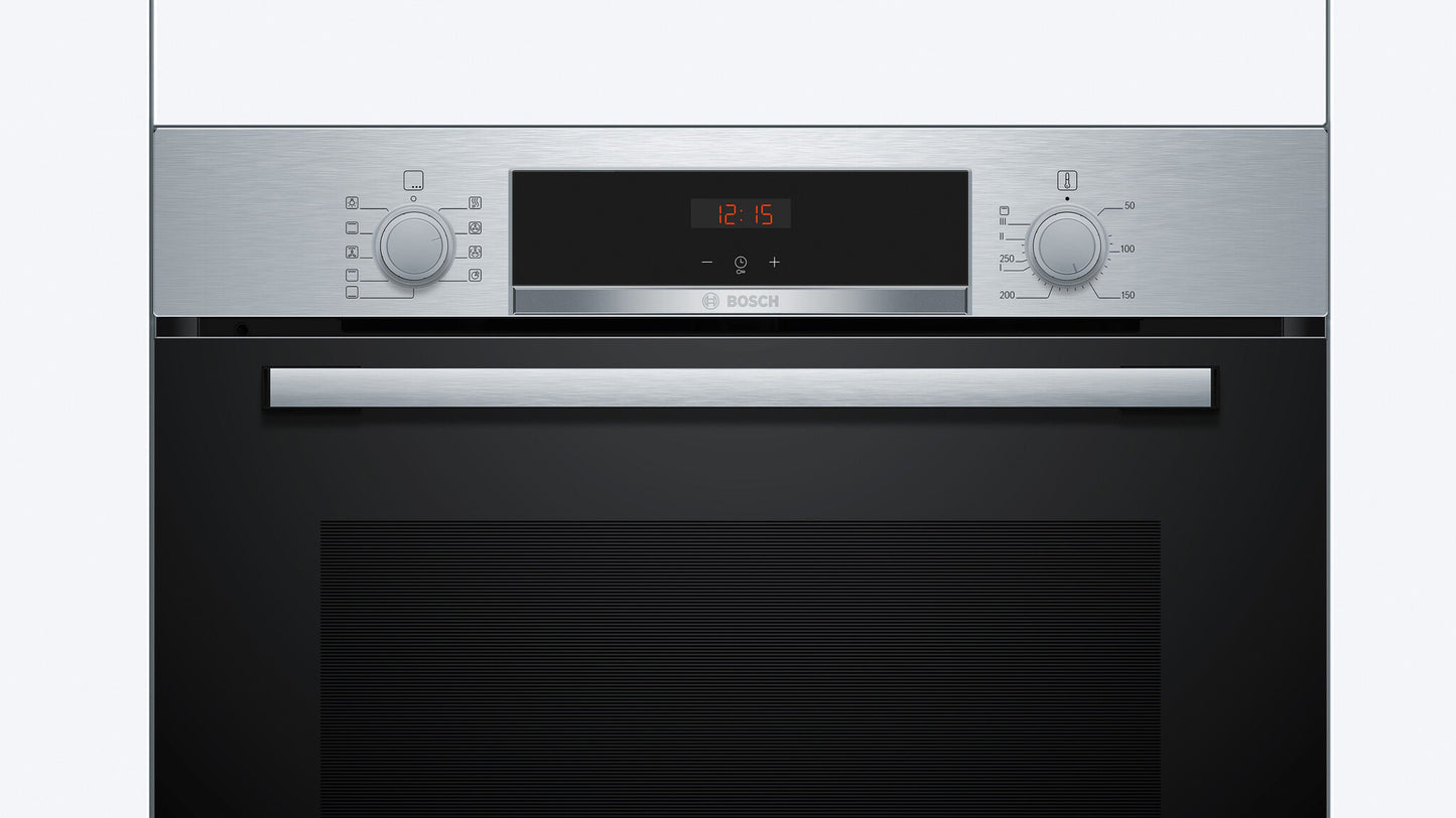 Bosch Serie 4 HBA534BS3 oven 71 l 3400 W Zwart, Roestvrijstaal