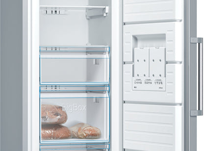 Bosch Serie 4 GSN36VLEP diepvriezer Vrieskast Vrijstaand 242 l Roestvrijstaal