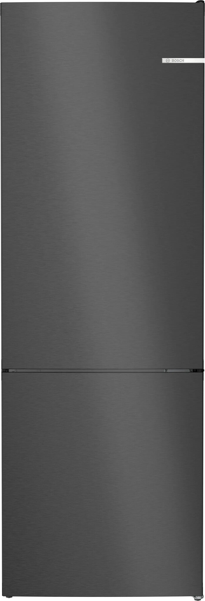 Bosch Serie 4 KGN492XCF koel-vriescombinatie Vrijstaand 440 l Zwart, Roestvrijstaal