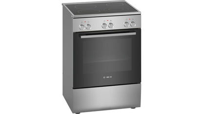 Bosch Serie 2 HKA090150 fornuis Vrijstaand fornuis Electrisch Keramisch Roestvrijstaal