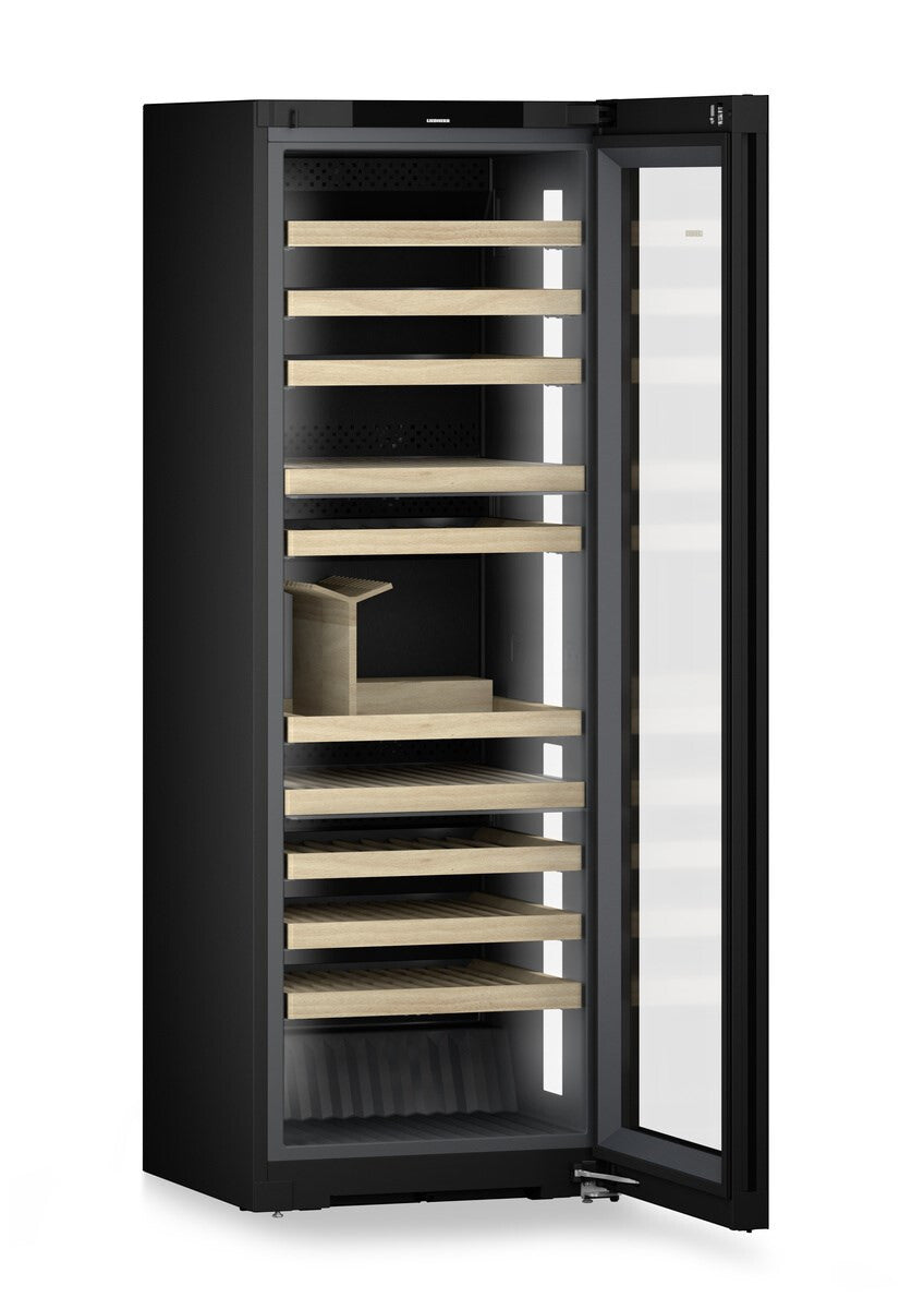 Liebherr WPgbi 7483 Thermo-elektrische wijnkoeler Vrijstaand Zwart 182 fles(sen)