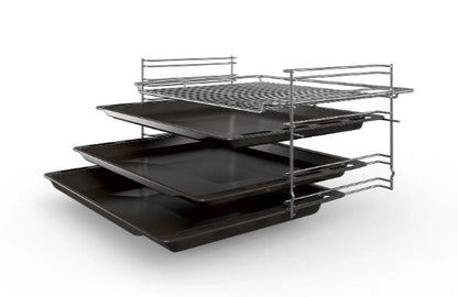 Bosch Serie 4 HLN39A050U fornuis Vrijstaand fornuis Electrisch Inductiekookplaat zones Zwart, Grijs