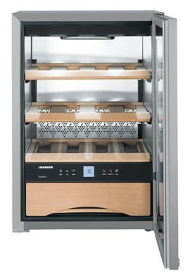 Liebherr WKes 653 GrandCru Compressorwijnkoeler Vrijstaand Roestvrijstaal 12 fles(sen)